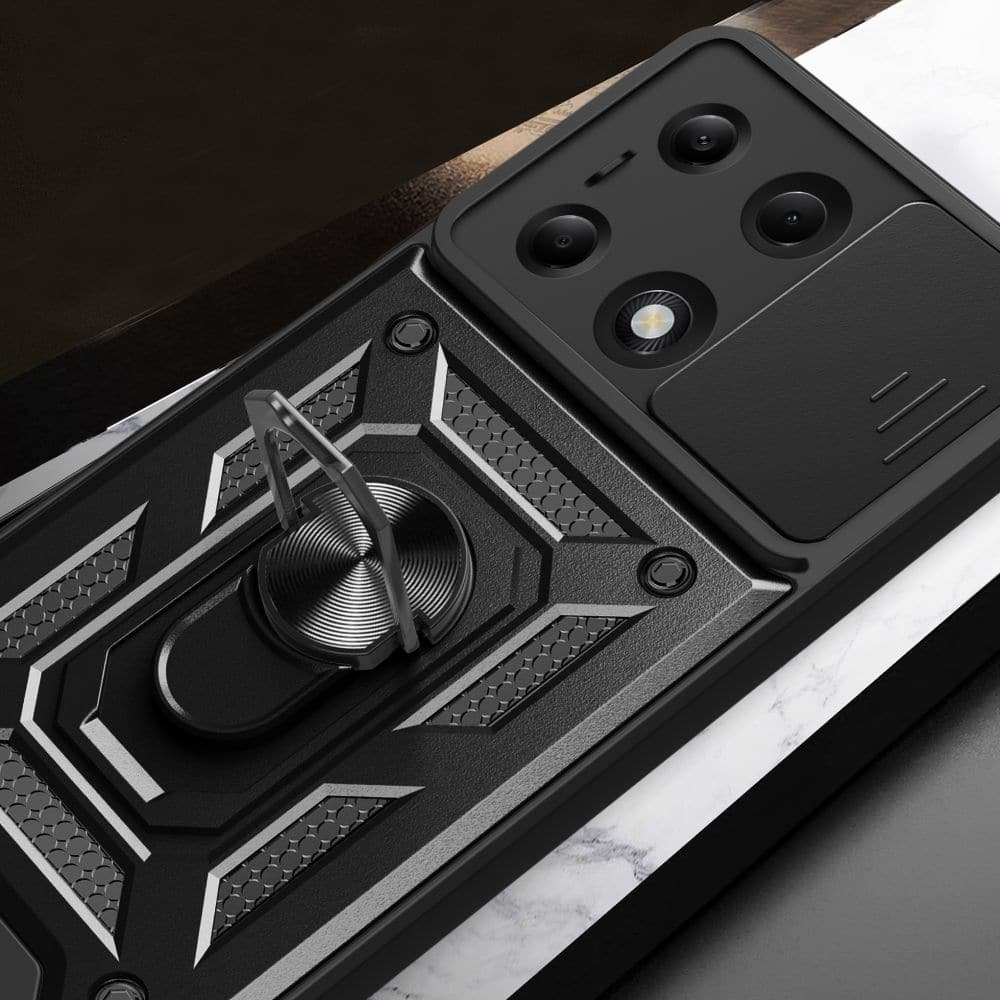 Techsuit CamShield Series - θήκη για Xiaomi Redmi Note 13 Pro / Poco M6 14S - Μαύρο - Image 4