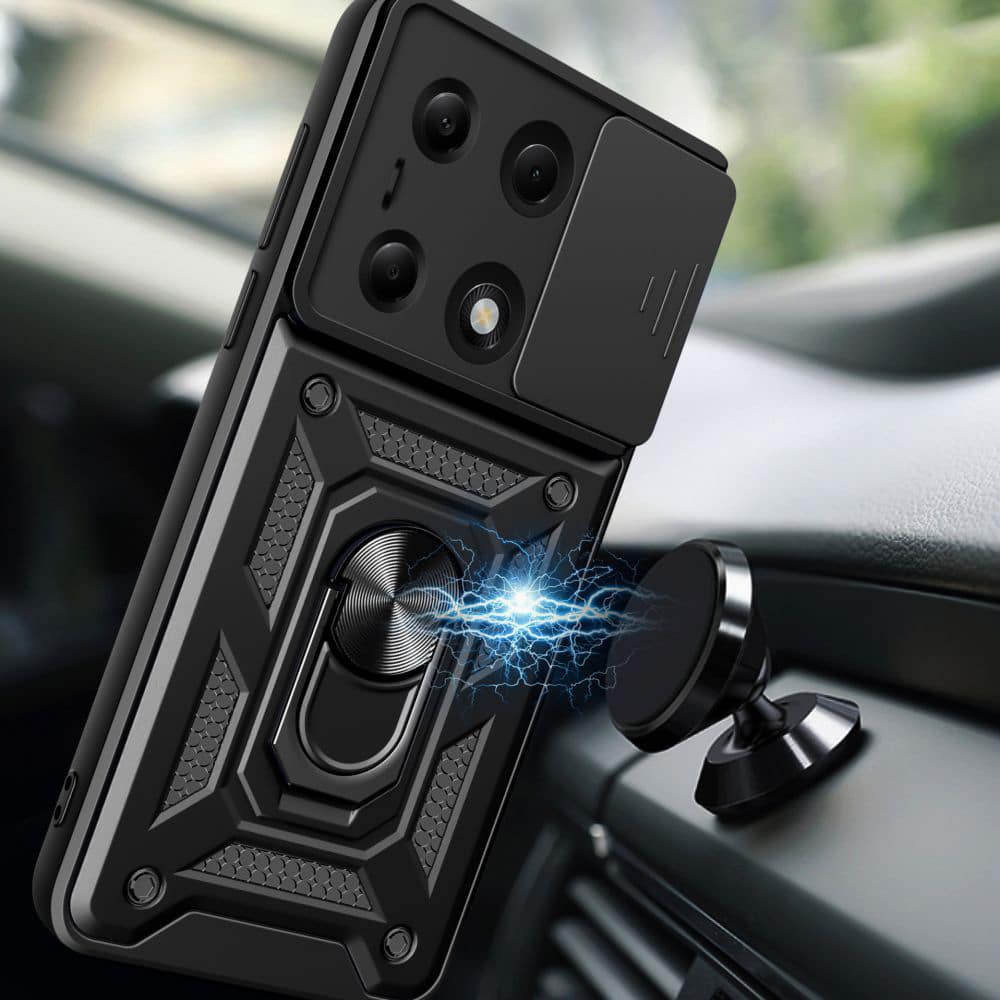Techsuit CamShield Series - θήκη για Xiaomi Redmi Note 13 Pro / Poco M6 14S - Μαύρο - Image 5
