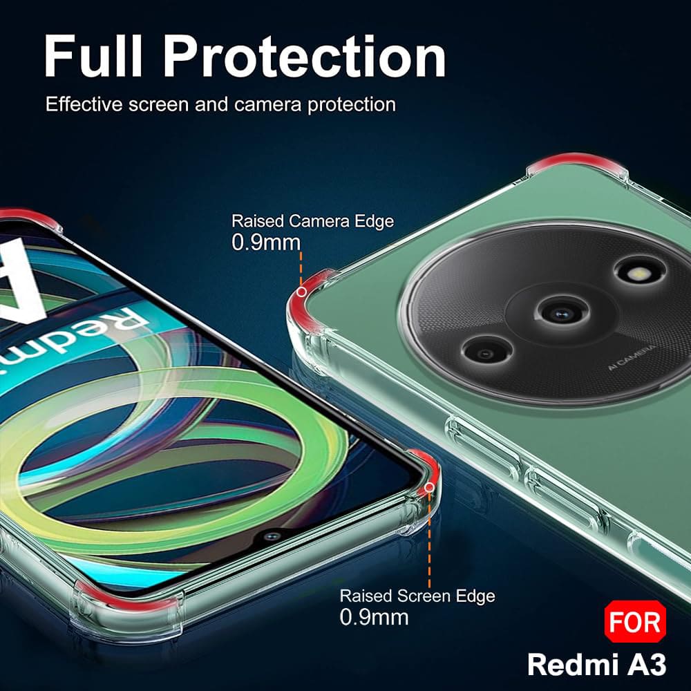 Techsuit Shockproof Clear Silicone - θήκη για Xiaomi Redmi A3 / - Διάφανο - Image 3