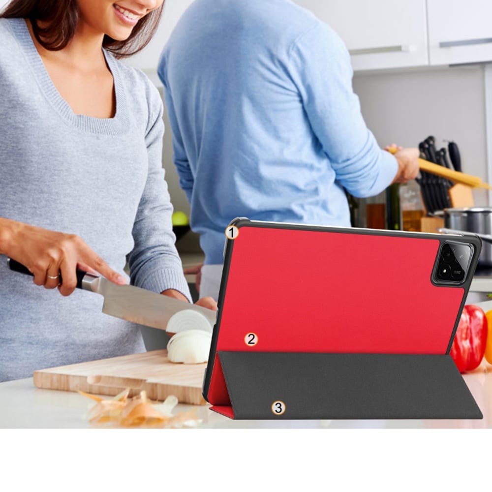Techsuit FoldPro - θήκη για Xiaomi Pad 6S Pro 12.4 - Κόκκινο - Image 4