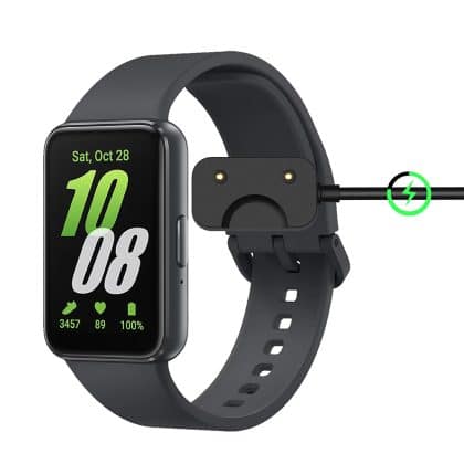 Techsuit - SmartWatch Wireless Charging Καλώδιο (WCC1) - Type-C, for Samsung Galaxy Fit3, 5V, 1A, 5W, 1m - Black