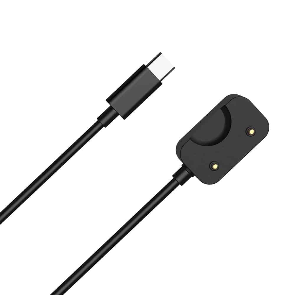 Techsuit - SmartWatch Wireless Charging Καλώδιο (WCC1) - Type-C, for Samsung Galaxy Fit3, 5V, 1A, 5W, 1m - Black - Image 3