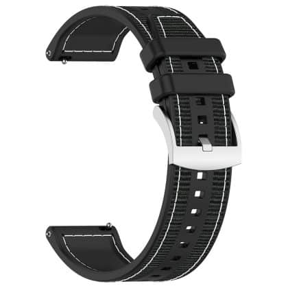 Techsuit Watchband 22mm (W051) - θήκη για Xiaomi Watch S1 - Μαύρο