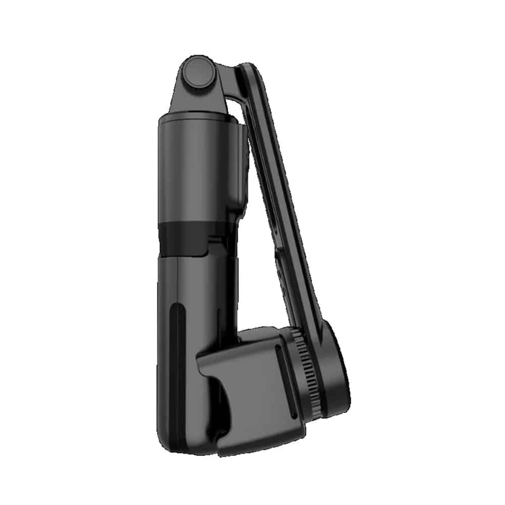 Techsuit - Mini Selfie Stick (L18Mini) - Stable Gimbal/Tripod with Bluetooth Remote Control, 360 Rotation, 70cm - Black - Image 6