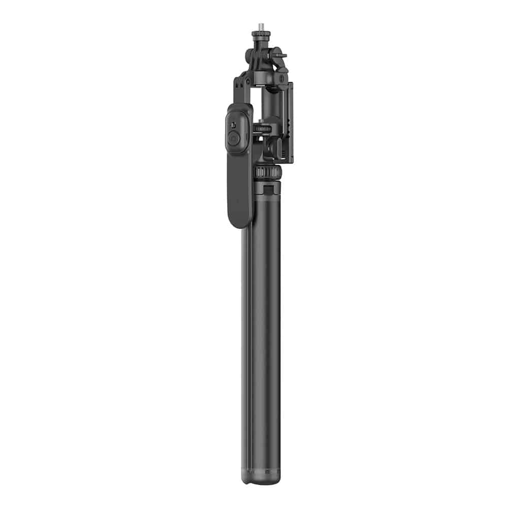 Techsuit - Selfie Stick (C05) - Large Ajustable Tripod with Bluetooth Remote Control, 360, Aluminium Alloy, 205cm - Black - Image 2