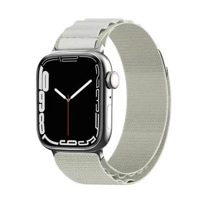 Techsuit - Watchband (W037) - Apple Watch 1/2/3/4/5/6/7/8/9/10/SE/SE 2 (38/40/41/42mm) - Star White