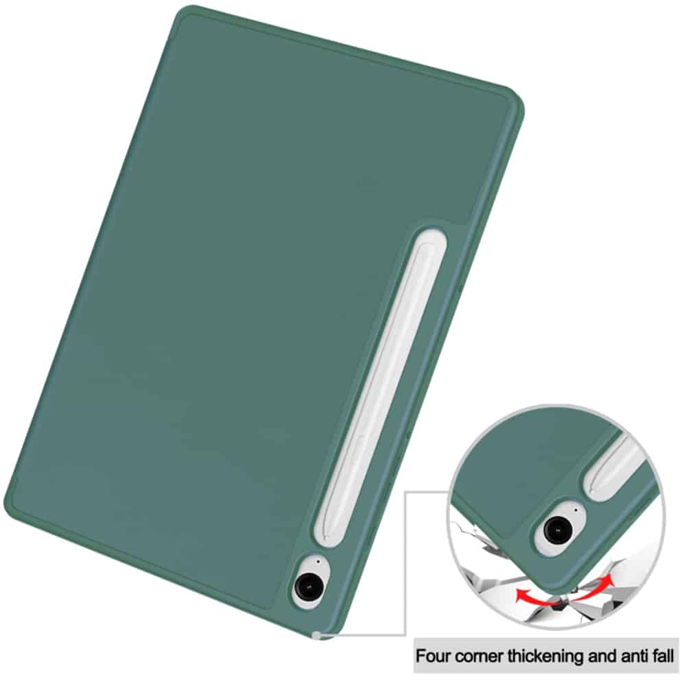 Techsuit - Flex Trifold (με Θήκη για Μολύβι) - Samsung Galaxy Tab S9 FE - Πράσινο - Image 3
