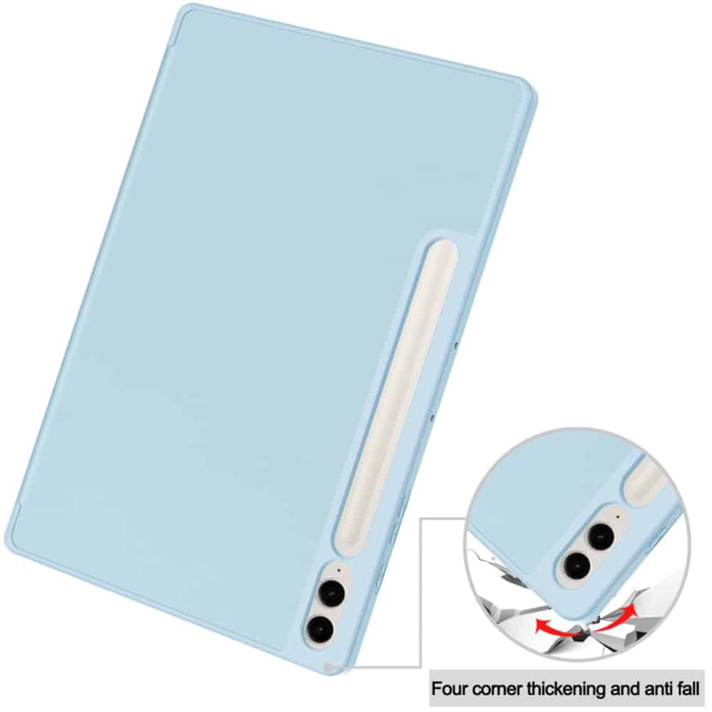 Techsuit - Flex Trifold (with Pencil Holder) - Samsung Galaxy Tab S9 FE Plus / S10 FE Plus - Sky Blue - Image 2