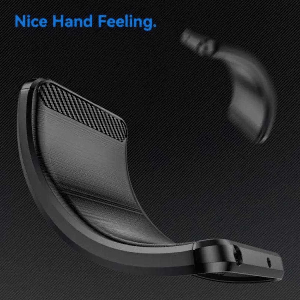 Techsuit Carbon Silicone - θήκη για Motorola Edge 30 Fusion - Μαύρο - Image 4
