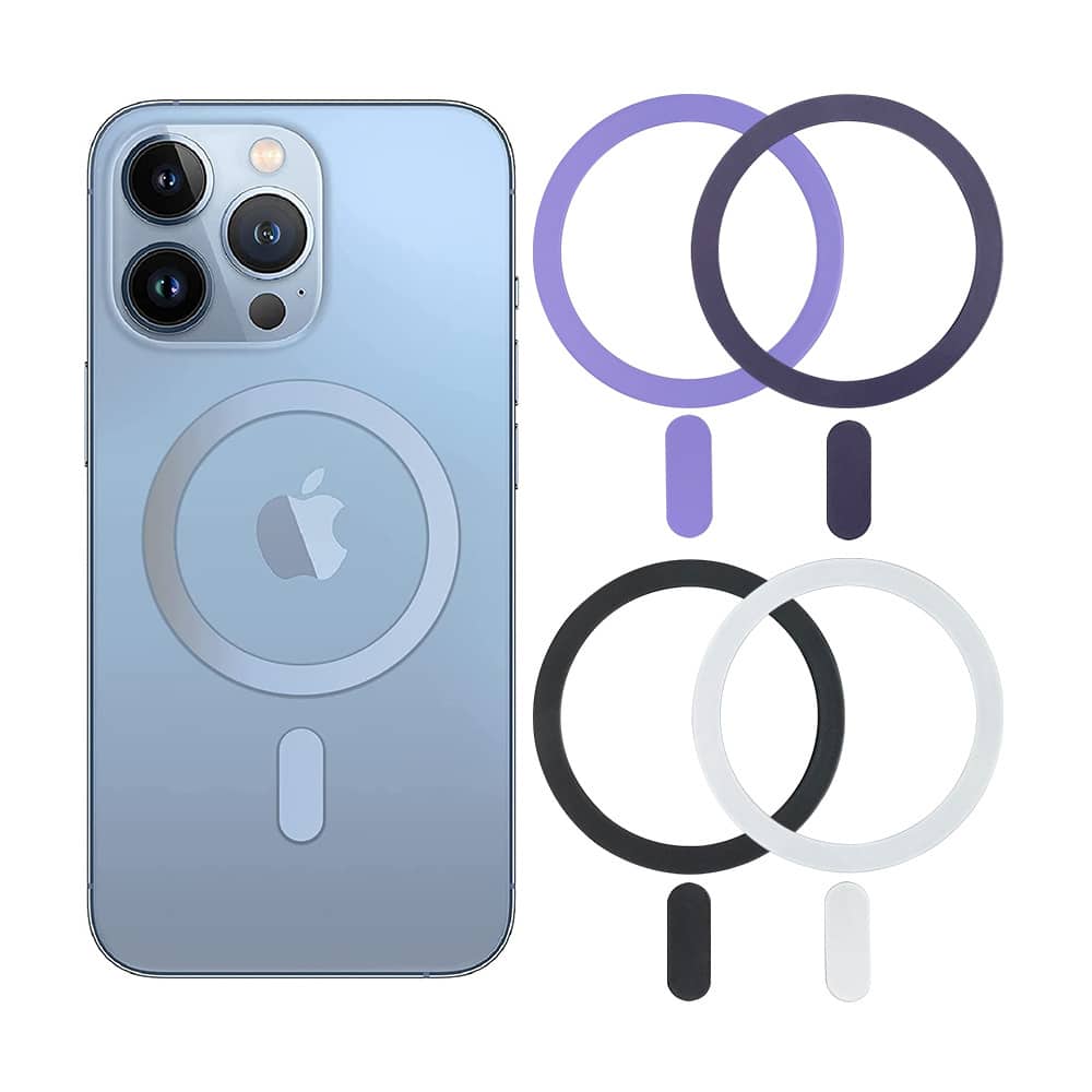 Techsuit - MagSafe Adapter (MPR5) - Round Shape, Aluminium Alloy, 3M - Light Purple - Image 2
