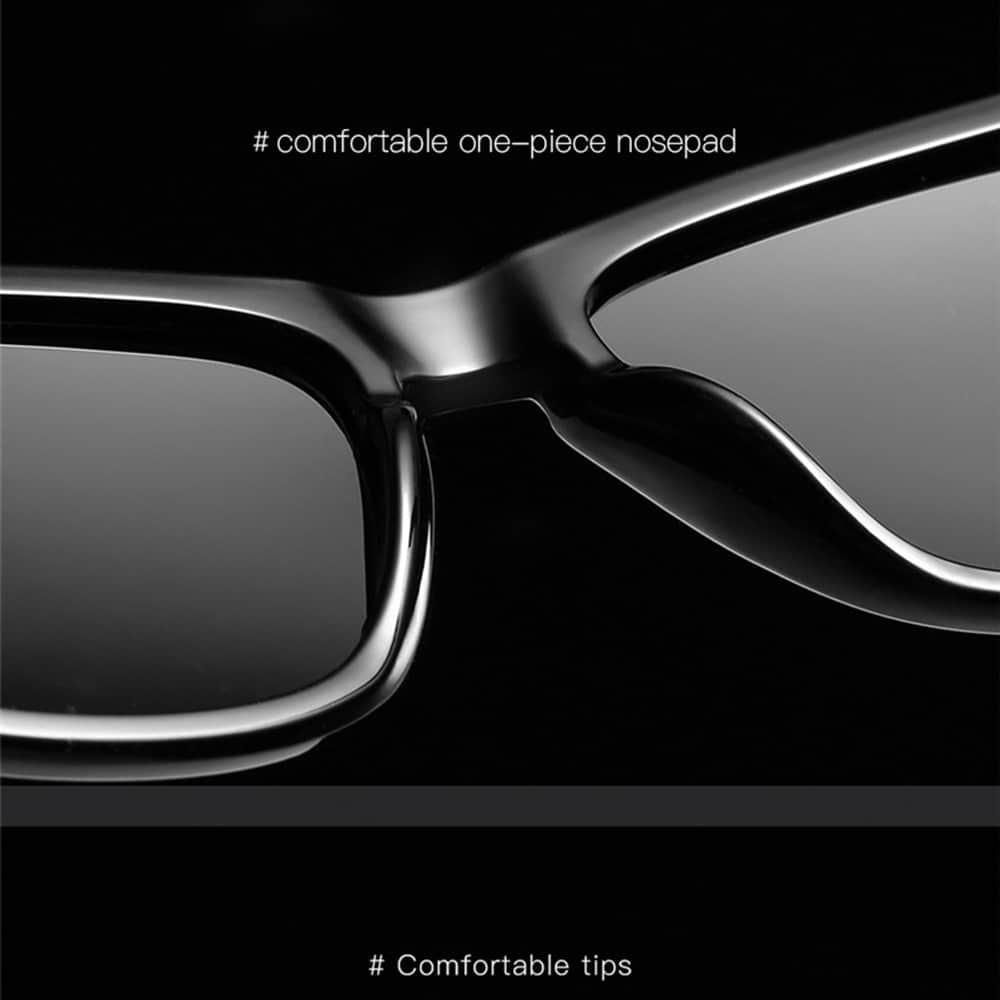 Techsuit - Ανδρικά Γυαλιά Ηλίου Polarized (0717), με Προστασία UV - Μαύρο One Size - Image 6