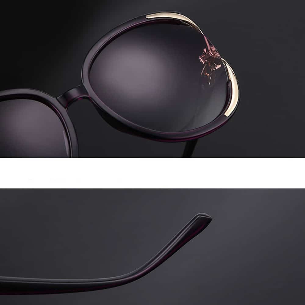 Techsuit - Γυναικεία Polarized Γυαλιά Ηλίου (1384) με Προστασία UV, PC - Καφέ One Size - Image 4