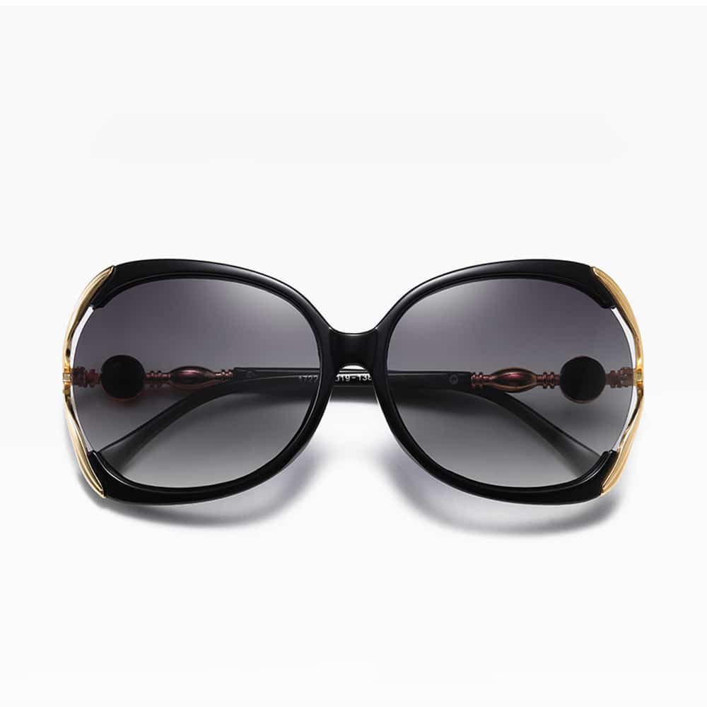 Techsuit - Γυναικεία Polarized Γυαλιά Ηλίου (1722) με Προστασία UV, PC - Μαύρο / Γκρι One Size - Image 2