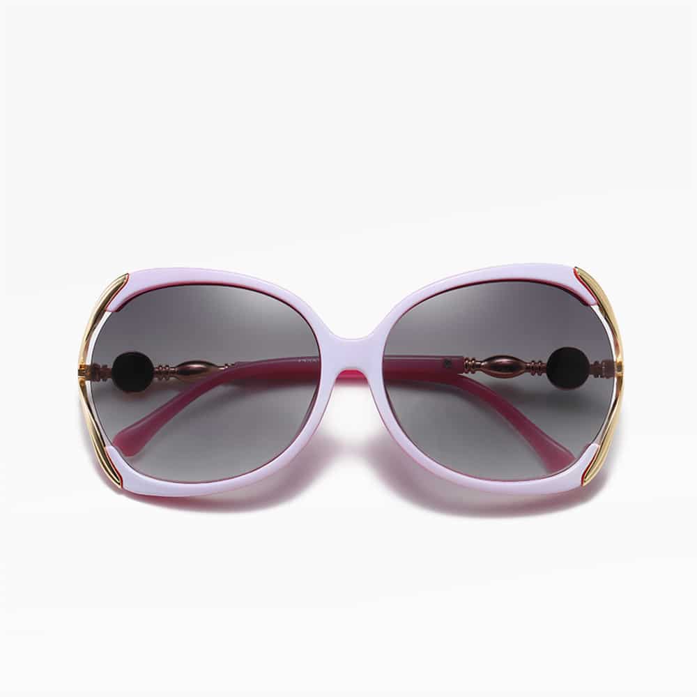 Techsuit - Γυναικεία Polarized Γυαλιά Ηλίου (1722) με Προστασία UV, PC - Ροζ / Γκρι One Size - Image 2
