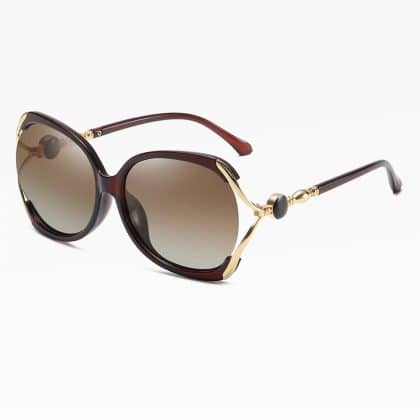 Techsuit - Γυναικεία Polarized Γυαλιά Ηλίου (1722) με Προστασία UV, PC - Καφέ One Size