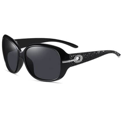 Techsuit - Polarized Γυαλιά Ηλίου PC (2012) - Προστασία UV - Μαύρο / Γκρι One Size