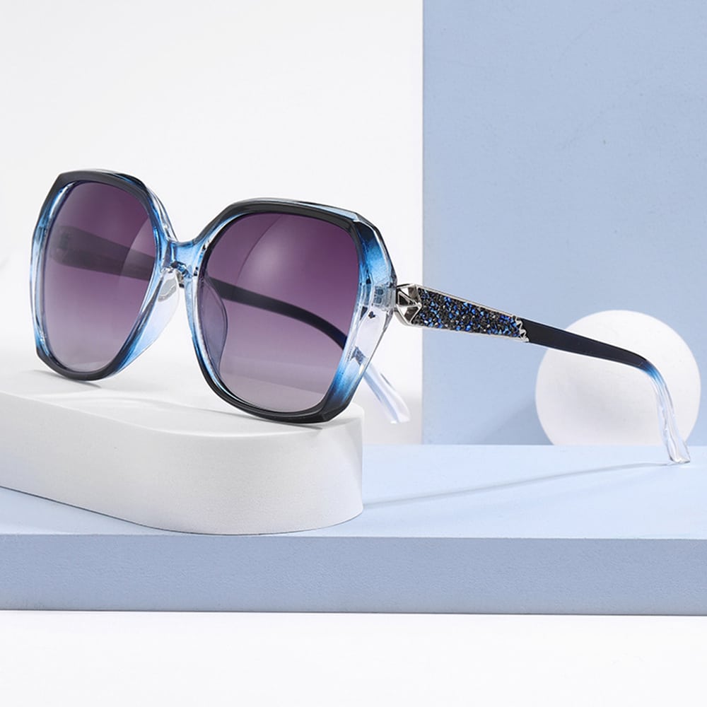 Techsuit - Γυναικεία Polarized Γυαλιά Ηλίου (5599) με Προστασία UV, PC - Καφέ One Size - Image 3