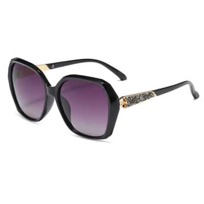 Techsuit - Γυναικεία Polarized Γυαλιά Ηλίου (5599) με Προστασία UV, PC - Μαύρο / Γκρι One Size