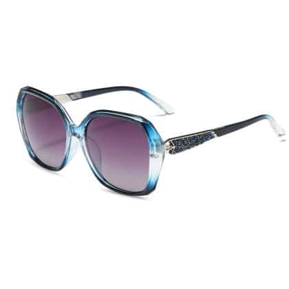 Techsuit - Γυναικεία Polarized Γυαλιά Ηλίου (5599) με Προστασία UV, PC - Μπλε / Γκρι One Size