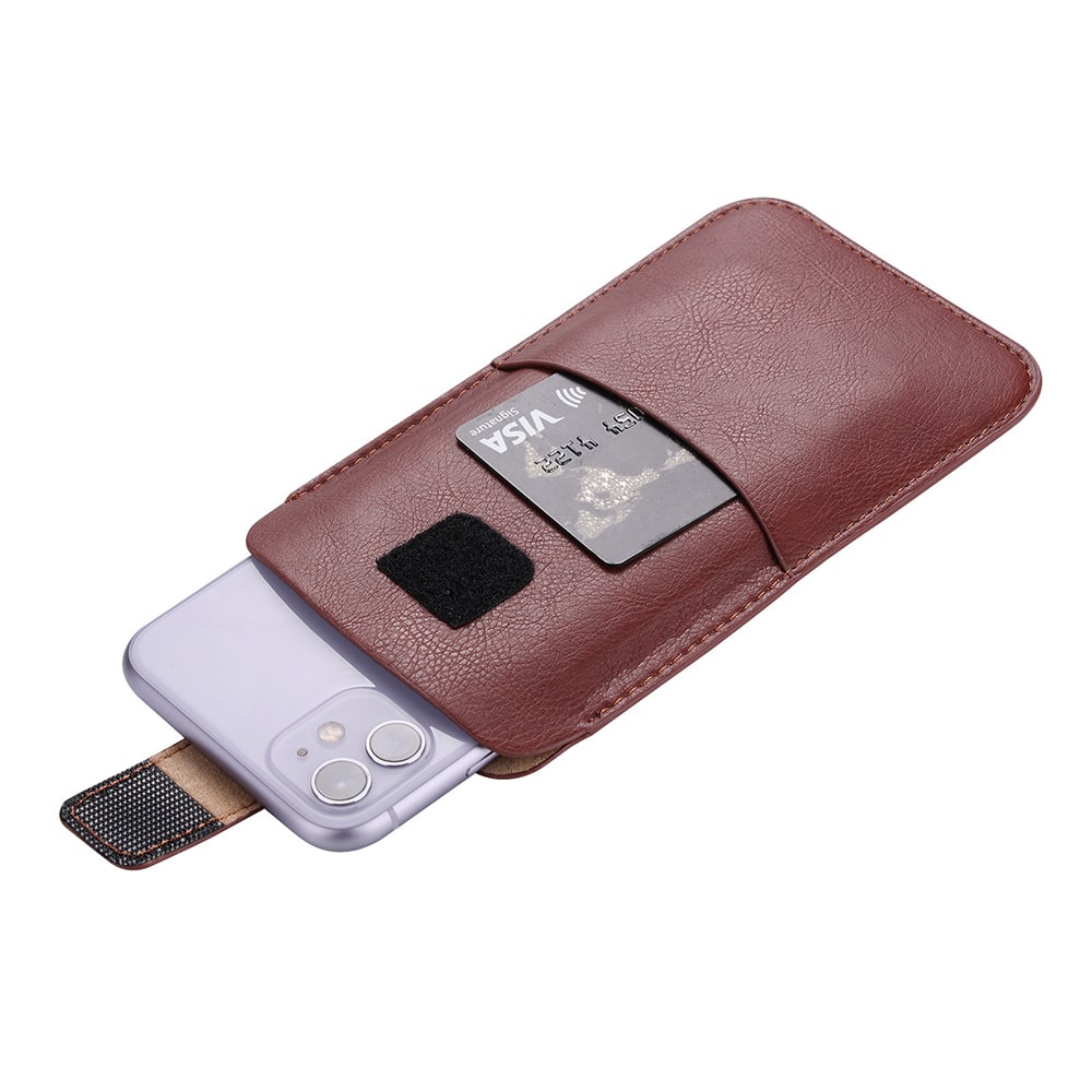 Techsuit Leather Folio - Apple 6.1 inches - Καφέ - Image 2