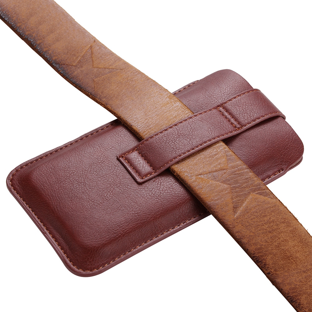 Techsuit Leather Folio - Apple 6.1 inches - Καφέ - Image 5