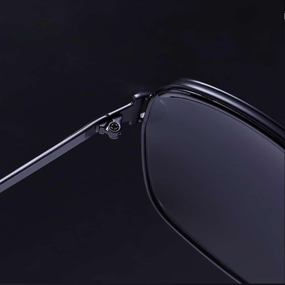Techsuit - Γυναικεία Polarized Γυαλιά Ηλίου (8702) με Προστασία UV, Μεταλλικό Πλαίσιο - Μαύρο One Size - Image 6