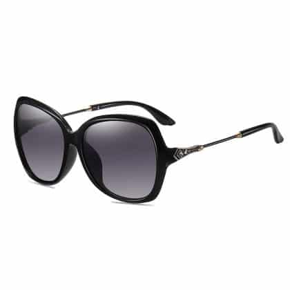 Techsuit - Γυναικεία Polarized Γυαλιά Ηλίου (8881) με Προστασία UV, PC - Μαύρο / Γκρι One Size