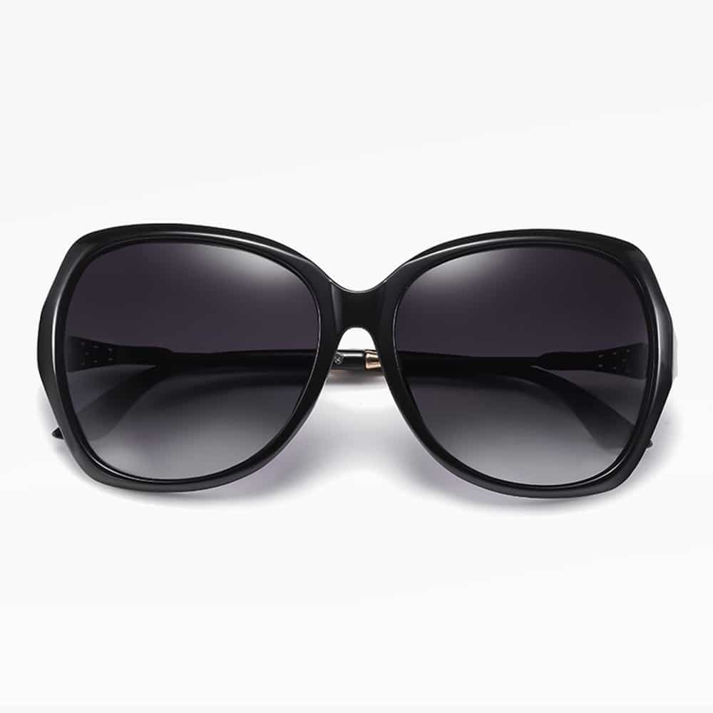 Techsuit - Γυναικεία Polarized Γυαλιά Ηλίου (8881) με Προστασία UV, PC - Μαύρο / Γκρι One Size - Image 3