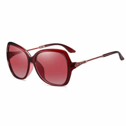 Techsuit - Γυναικεία Polarized Γυαλιά Ηλίου (8881) με Προστασία UV, PC - Κόκκινο One Size