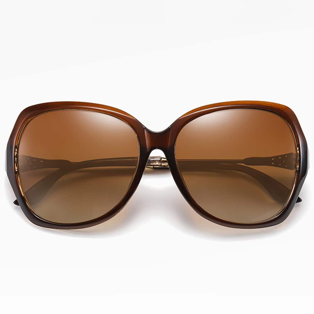 Techsuit - Γυναικεία Polarized Γυαλιά Ηλίου (8881) με Προστασία UV, PC - Καφέ One Size - Image 2