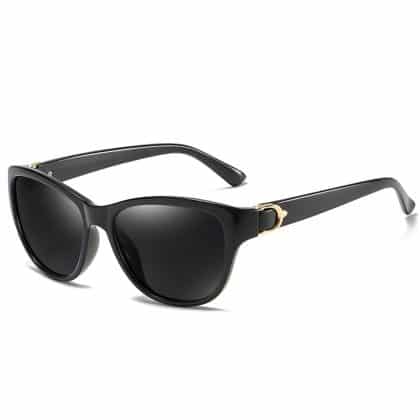 Techsuit - Γυναικεία Polarized Γυαλιά Ηλίου (A572) με Προστασία UV, PC - Μαύρο / Γκρι One Size