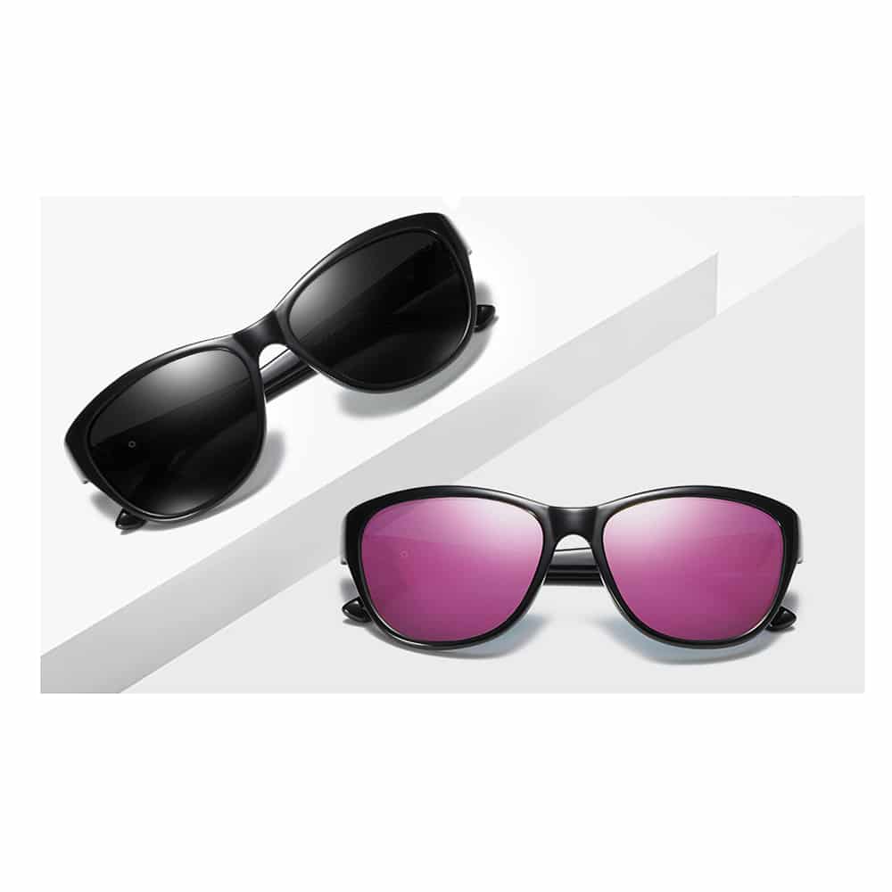 Techsuit - Γυναικεία Polarized Γυαλιά Ηλίου (A572) με Προστασία UV, PC - Καφέ One Size - Image 3