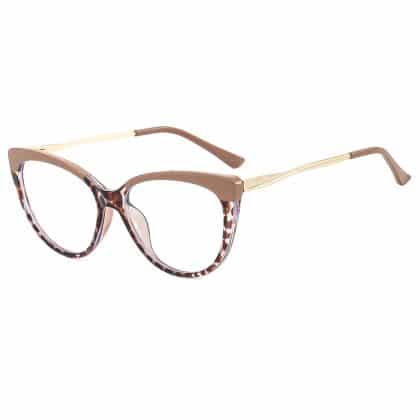 Techsuit - Γυαλιά Anti-Blue Light Reflex Metal (F5018-C42) - Cat Eye - Nude Leopard One Size