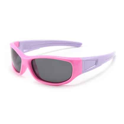Techsuit - Polarized Γυαλιά Ηλίου (800-C42) - Τύπος Αθλητισμού, Ευλύγιστα, για Παιδιά απο 3-12 Ετών - Ροζ / Μωβ One Size