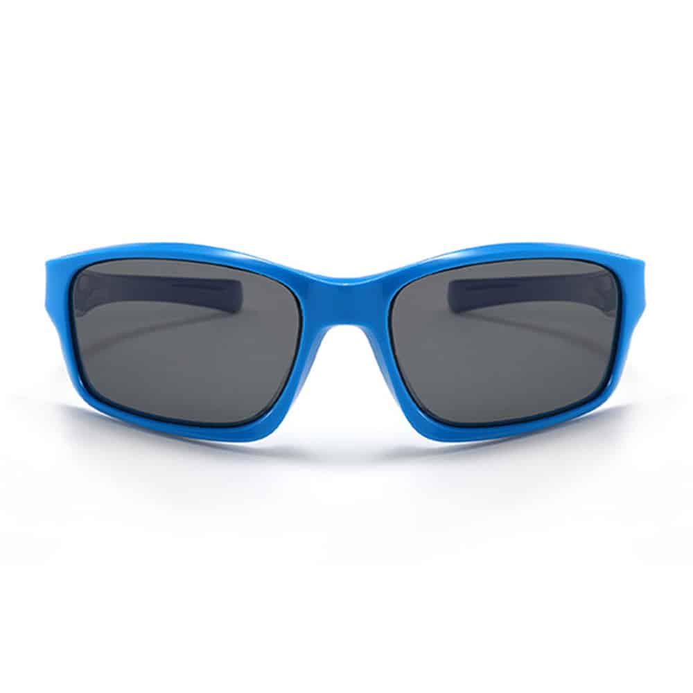 Techsuit - Γυαλιά ηλίου Polarized (8202-C21) - για παιδιά, Αθλητικού τύπου - Μπλε σκούρο / Ροζ - Image 2