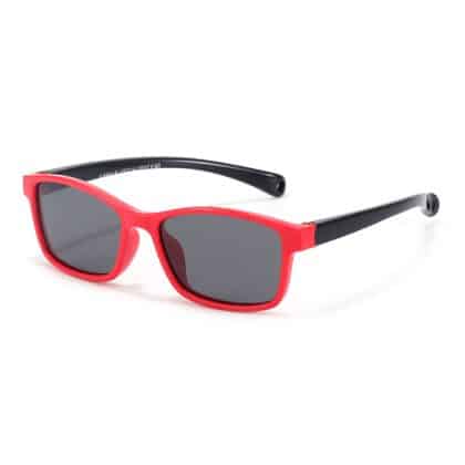 Techsuit - Polarized Γυαλιά Ηλίου (8260-C40) - για Παιδιά απο 3-12 Ετών - Κόκκινο / Μαύρο One Size