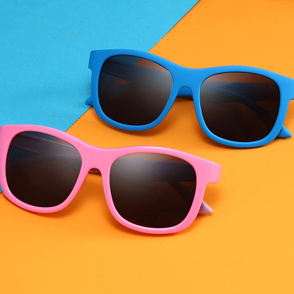 Techsuit - Polarized Γυαλιά Ηλίου (8306-C22) - για Βρέφη, Τετράγωνο Σχήμα, με Λουρί - Ροζ Άμμου One Size - Image 9