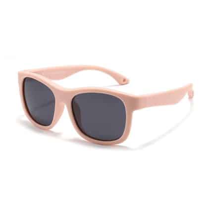 Techsuit - Polarized Γυαλιά Ηλίου (8306-C22) - για Βρέφη, Τετράγωνο Σχήμα, με Λουρί - Ροζ Άμμου One Size