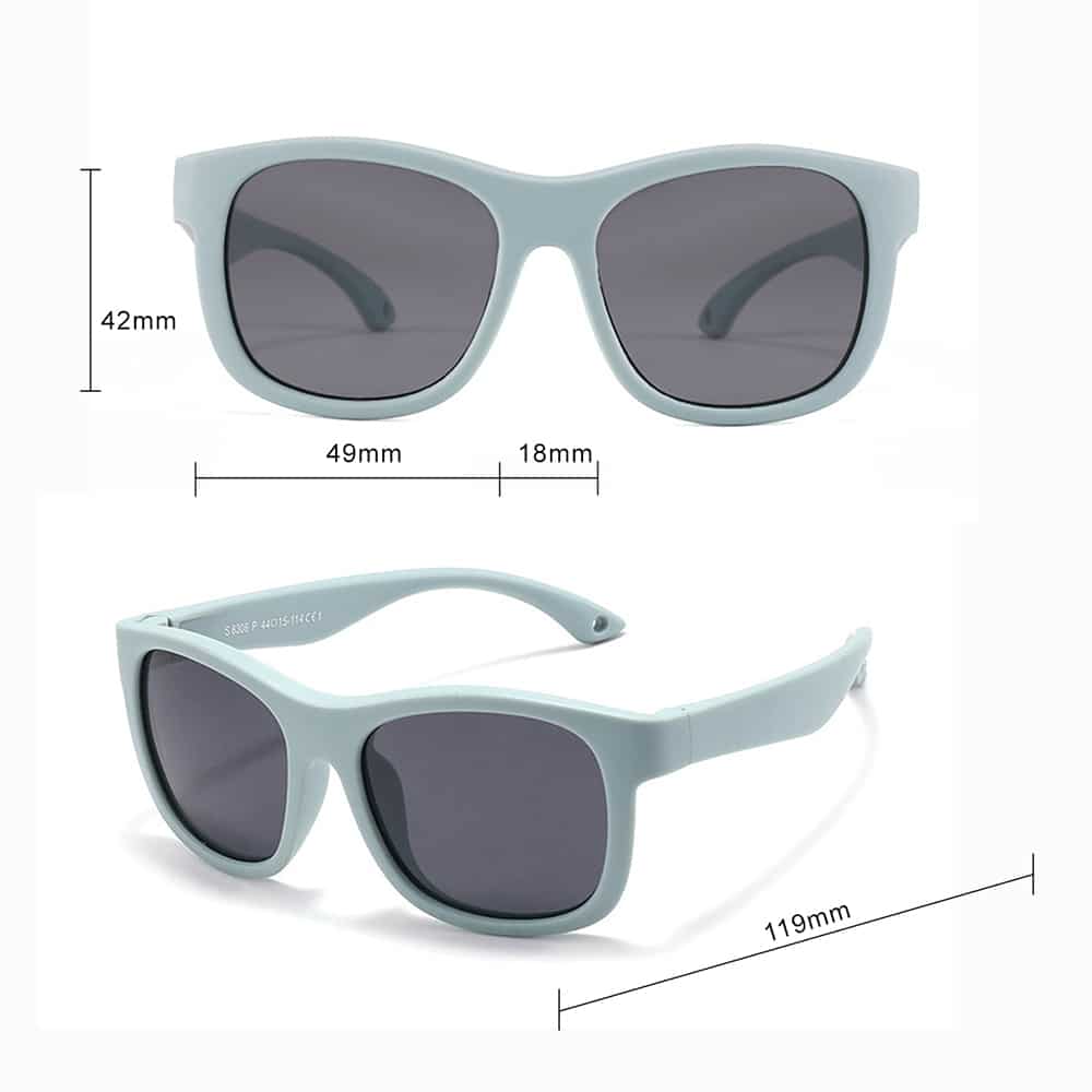 Techsuit - Polarized Γυαλιά Ηλίου (8306-C22) - για Βρέφη, Τετράγωνο Σχήμα, με Λουρί - Ροζ Άμμου One Size - Image 21