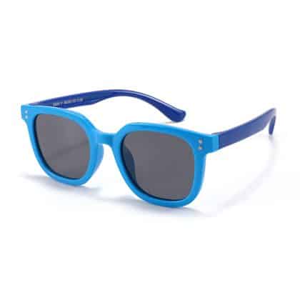 Techsuit - Polarized Γυαλιά Ηλίου (8351-C29) - Τετράγωνο Σχήμα, για Παιδιά Ανάμεσα στα 3-12 Χρόνια - Μπλε / Σκούρο Μπλε One Size