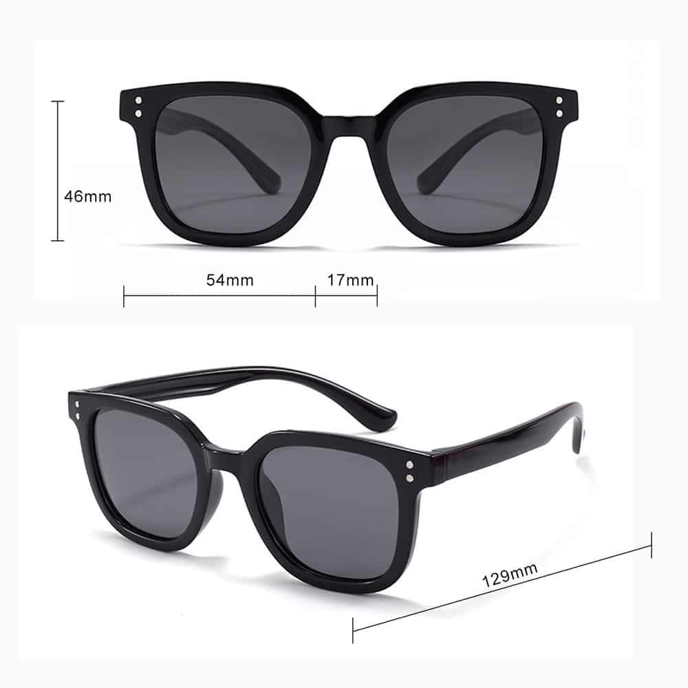 Techsuit - Polarized Γυαλιά Ηλίου (8351-C28) - Τετράγωνο Σχήμα, για Παιδιά απο 3-12 Ετών - Σκούρο Μπλε / Κυανό One Size - Image 7