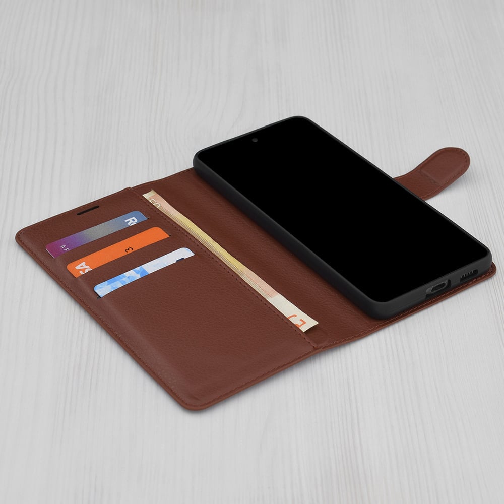 Techsuit Leather Folio - θήκη για Samsung Galaxy A07 4G - Καφέ - Image 3