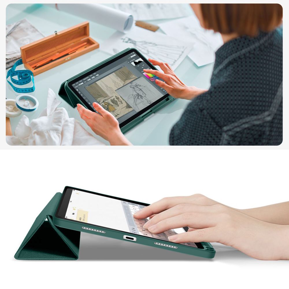 Tech-Protect Sc Pen Canvas iPad 10.9” 10 / 2022 / 11” 11 / 2025 Moss Green - Image 10