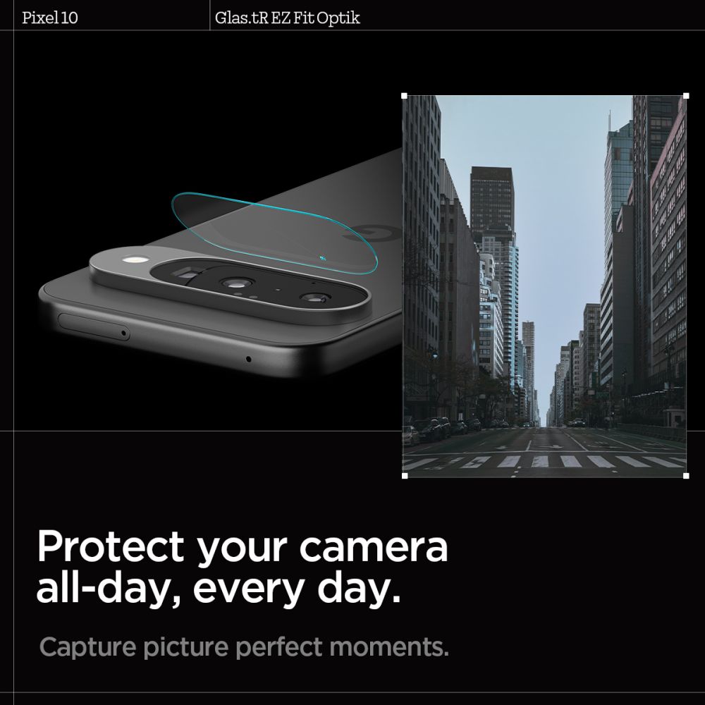 Spigen Optik Glas.tr Camera Protector 2-Pack Google Pixel 10 Crystal Clear - Image 11