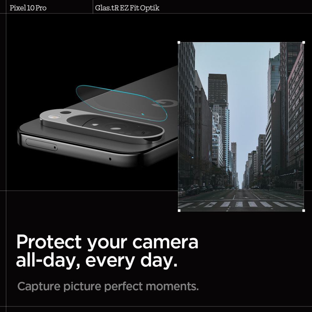 Spigen Optik Glas.tr Camera Protector 2-Pack Google Pixel 10 Pro Crystal Clear - Image 11