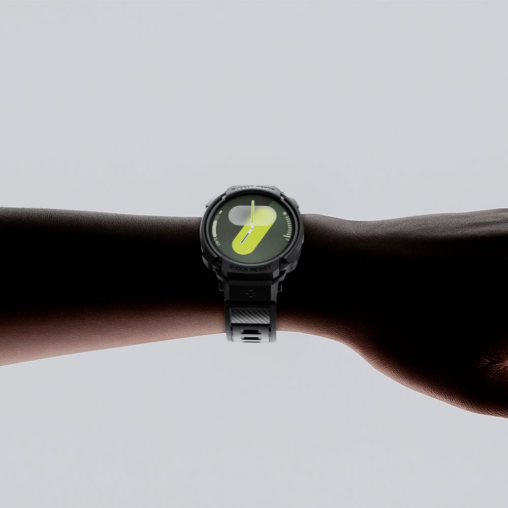 Spigen Rugged Armor ”pro” Samsung Galaxy Watch 8 (40 Mm) Matte Black - Image 12
