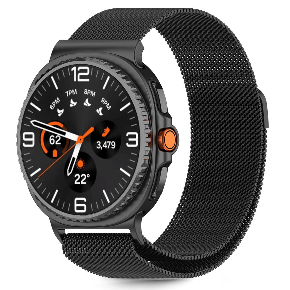 Tech-Protect Milaneseband Samsung Galaxy Watch 8 / Classic (40 / 44 / 46 Mm) Black - Image 2