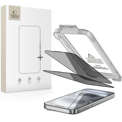 Tech-Protect Quick Set Spy+ 2-Pack iPhone 15 / 16 Privacy