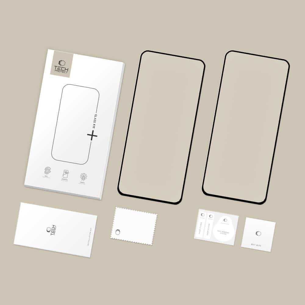 Σκληρυμένο γυαλί Tech-Protect Glass Fit+ 2-Pack Galaxy S25 Fe Black - Image 7