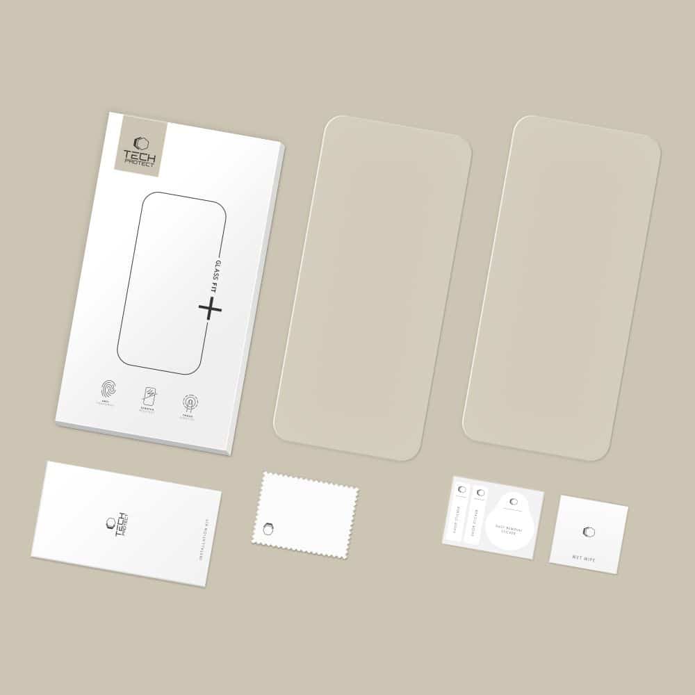 Tech-Protect Glass Fit+ 2-Pack iPhone 16 Pro Max / 17 Pro Max Clear - Image 5
